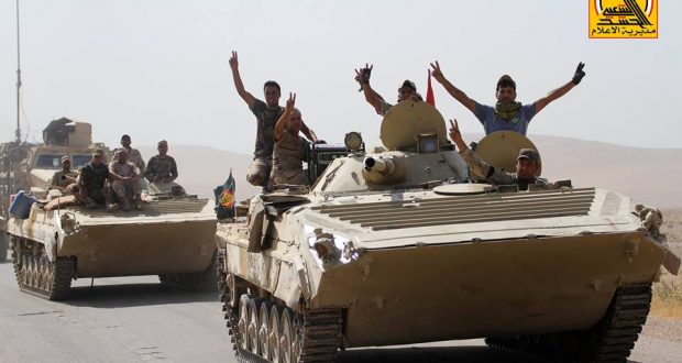 الحشد يحرر قريتي المهدية و جوالة غرب ناحية الرشاد