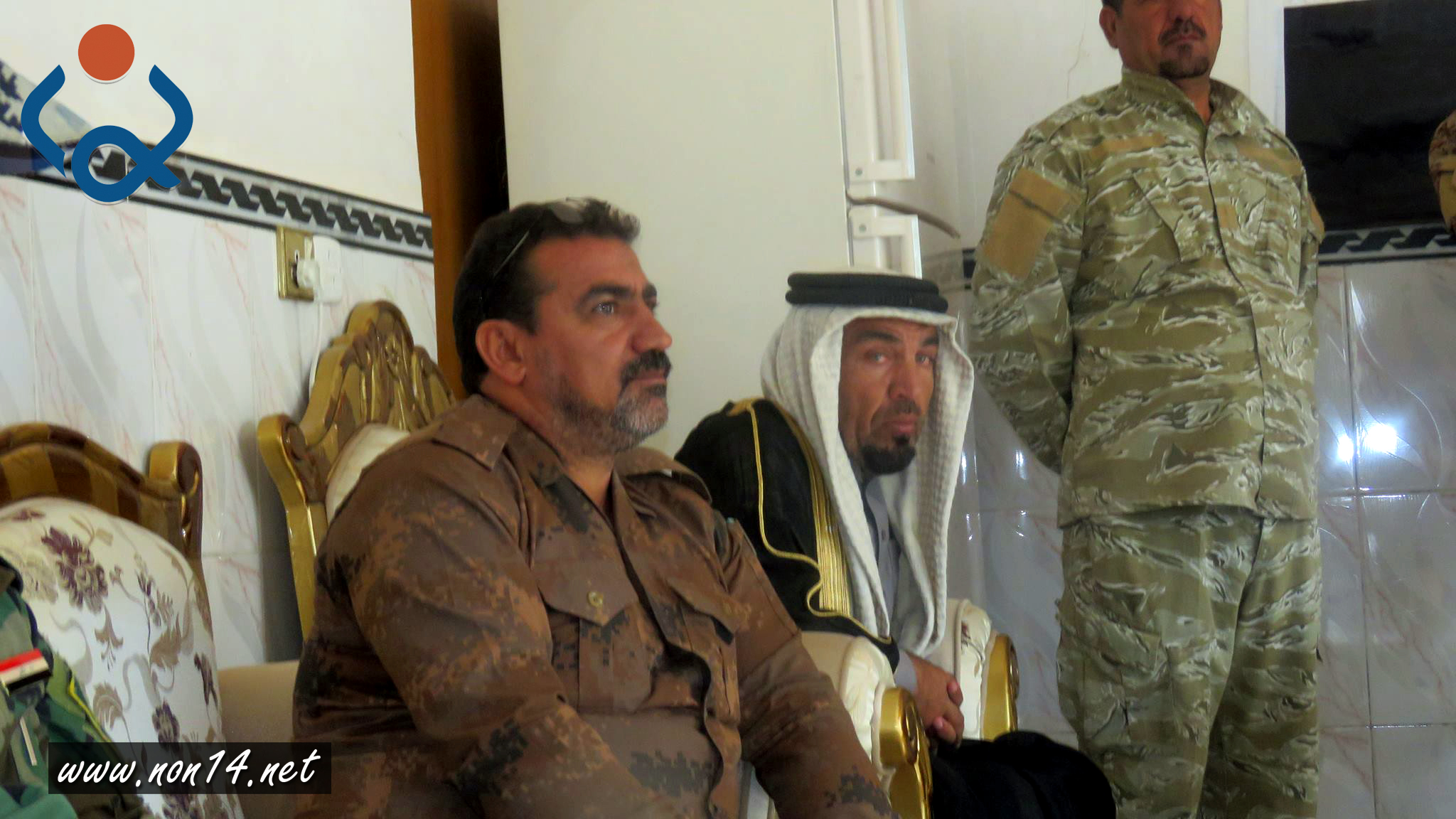 عشائر الجبور و شمر في صلاح الدين تضع قوتها رهن اشارة لواء علي الاكبر+صورة