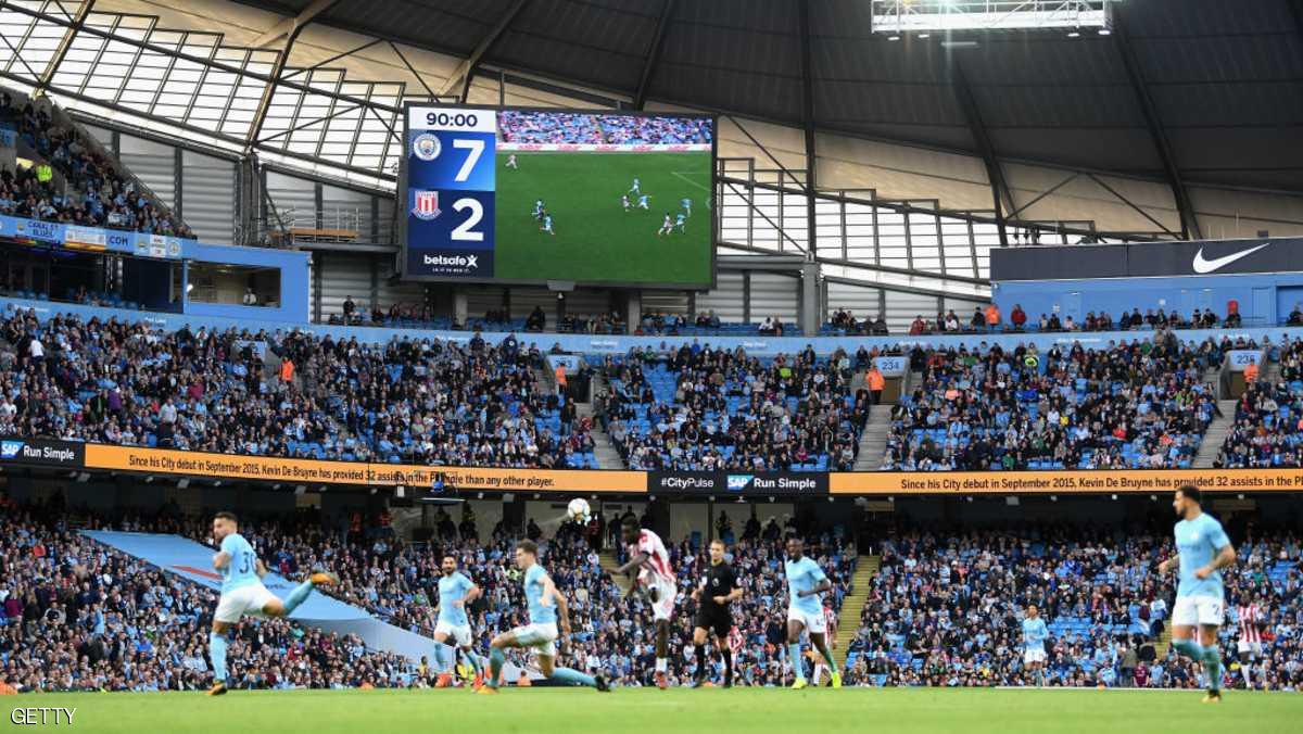 مان سيتي يمطر شباك ستوك بالسبعة.. وينفرد بالصدارة