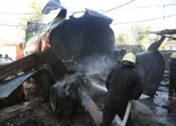 التلفزيون السوري: انفجار عبوة ناسفة قرب فندق المراقبين الدوليين بدمشق