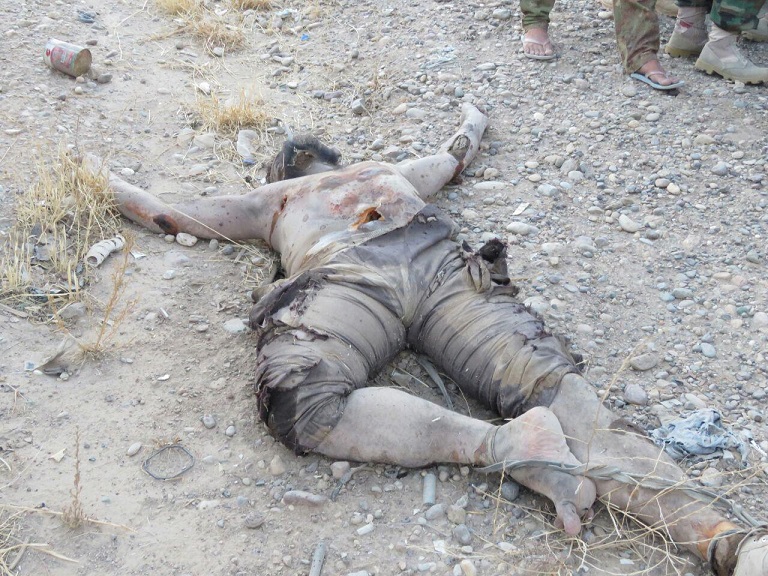 لواء علي الاكبر يصد هجوم لداعش في بيجي ويفجر سياراتهم المفخخة التي استهدفت اللواء