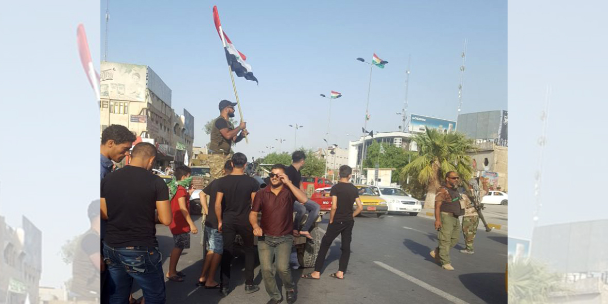 بالفيديو.. القوات الامنية تدخل مبنى محافظة كركوك
