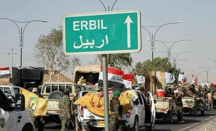 بالصور: القوات الأمنية تدخل ناحية التون كوبري