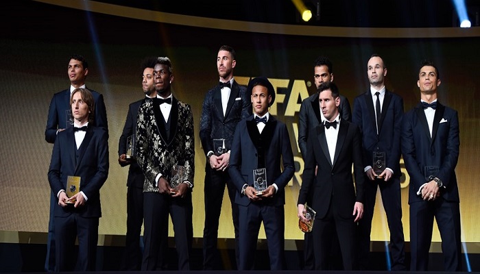 اسماء الفائزين بجائزة الافضل عالميا بكرة القدم