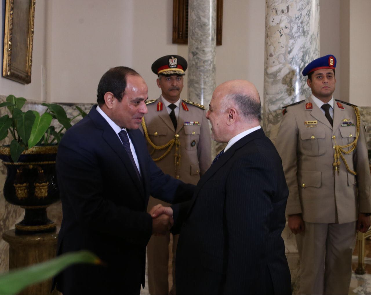 العبادي يلتقي السيسي في القاهرة