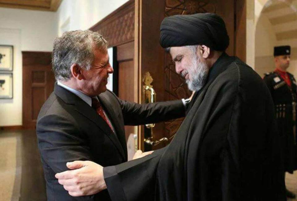 بالصور: العاهل الأردني يستقبل السيد الصدر في عمان