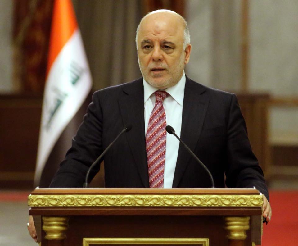 العبادي: البيشمركة تعاونت مع القوات المشتركة ولم تستجب لنداءات التصعيد