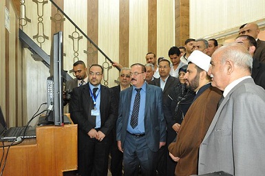 وكيل رئيس الوقف الشيعي للشؤون المالية يفتتح بناية قسم إدارة الموارد البشرية ويترأس اجتماعا لمسؤولي الدوائر