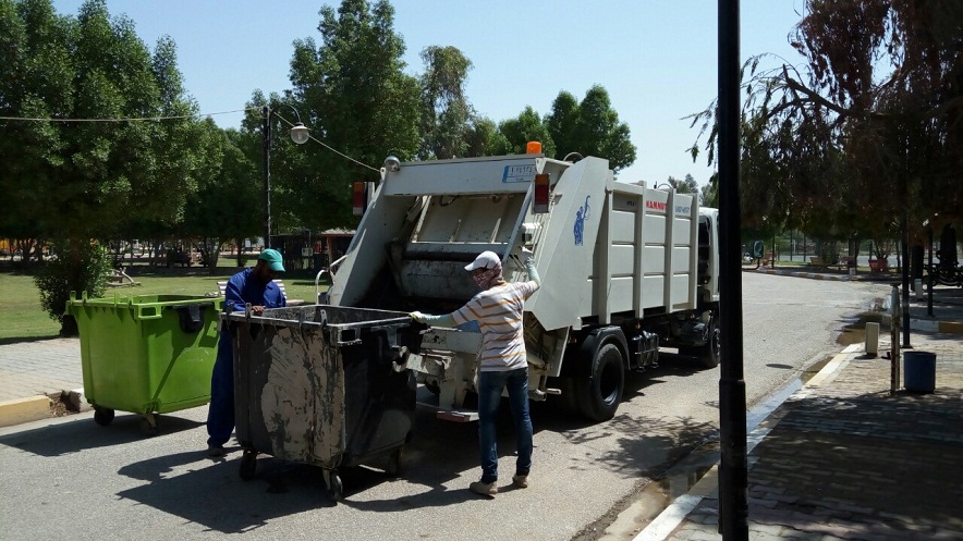 بلدية كربلاء: رفع 5000 طن من النفايات خلال زيارة عيد الأضحى