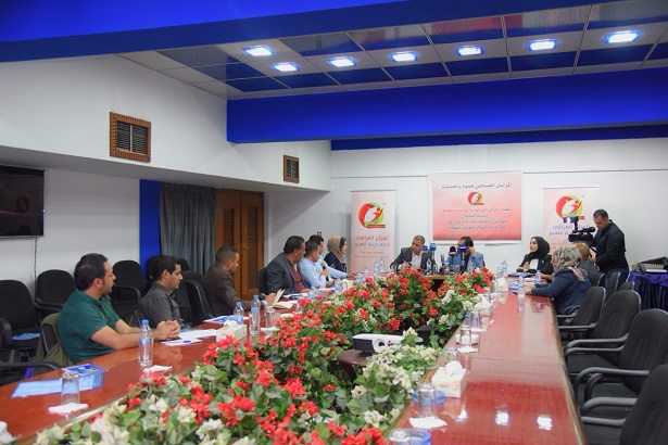 المركز العراقي لدعم حرية التعبير يناقش عمل المراسل الصحفي ويطالب بضمان حقوقه