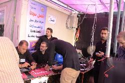 بالصور : مركز المفقودين في كربلاء ملاذ الزائر وملتقى الأهل