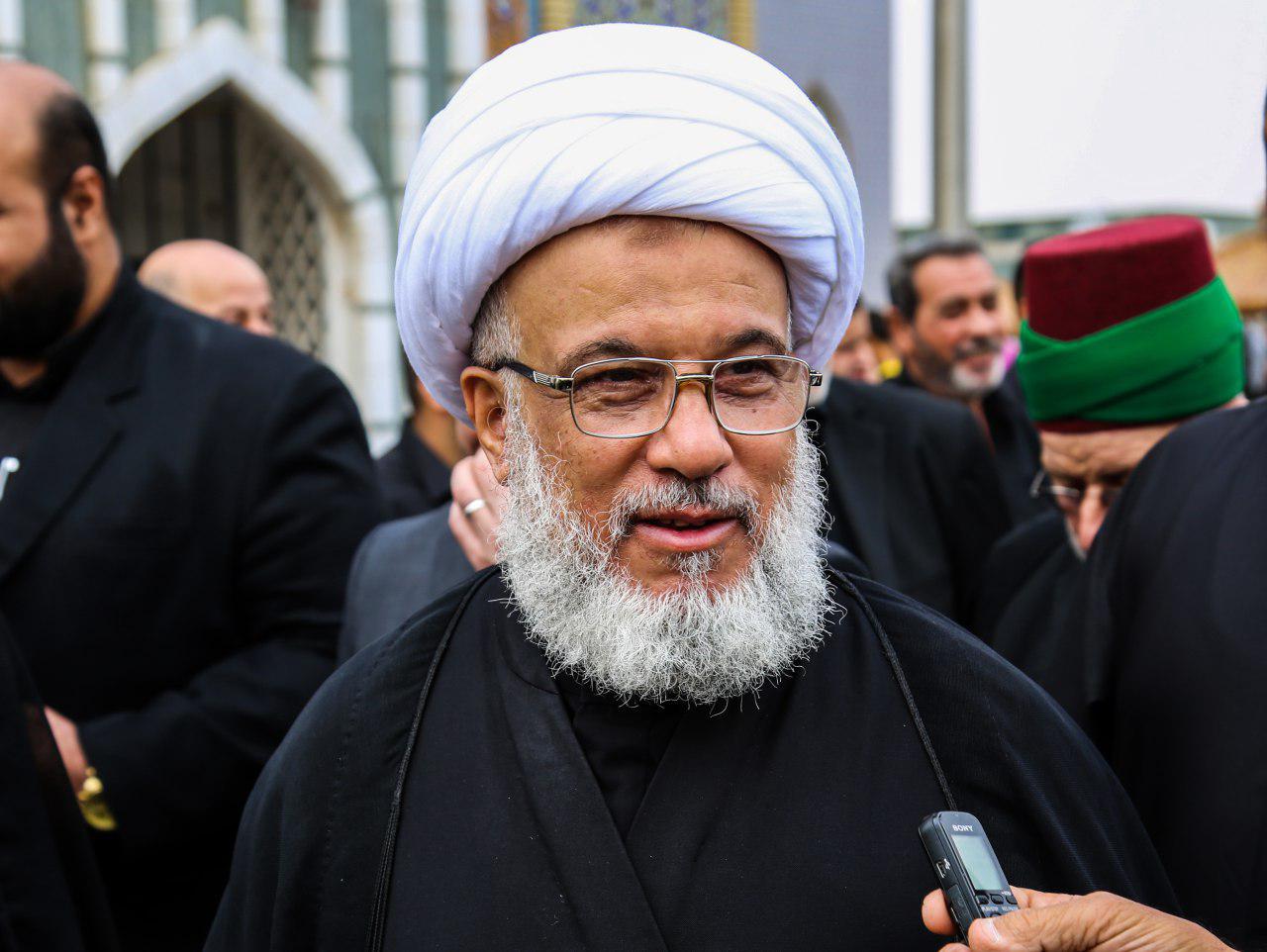 ممثل المرجع السيستاني يشدد على ضرورة الاهتمام بعائلات الشهداء خلال تفقده مدينة سيد الاوصياء