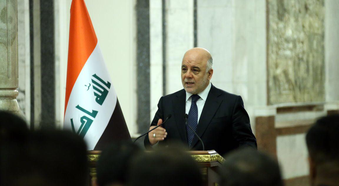 العبادي: اعداد موظفي كردستان والبيشمركة قيد التدقيق واغلبها غير سليمة