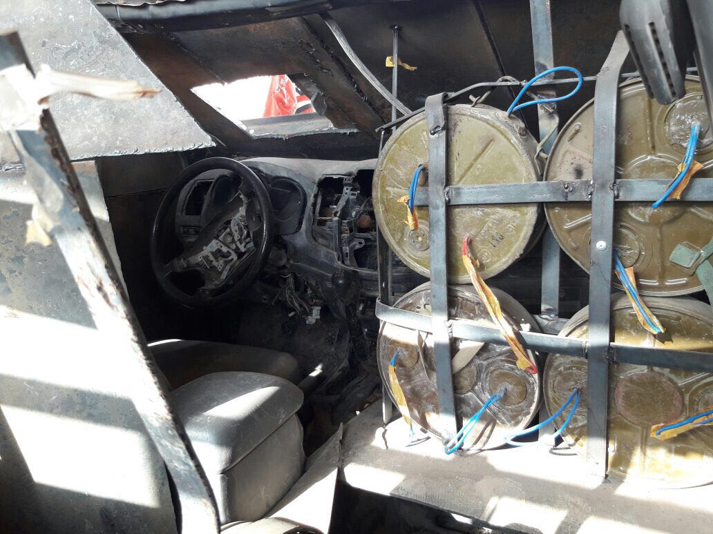 بالصور.. لواء الطفوف يسيطر على معمل للتفخيخ ويفكك عجلة مفخخة في القائم