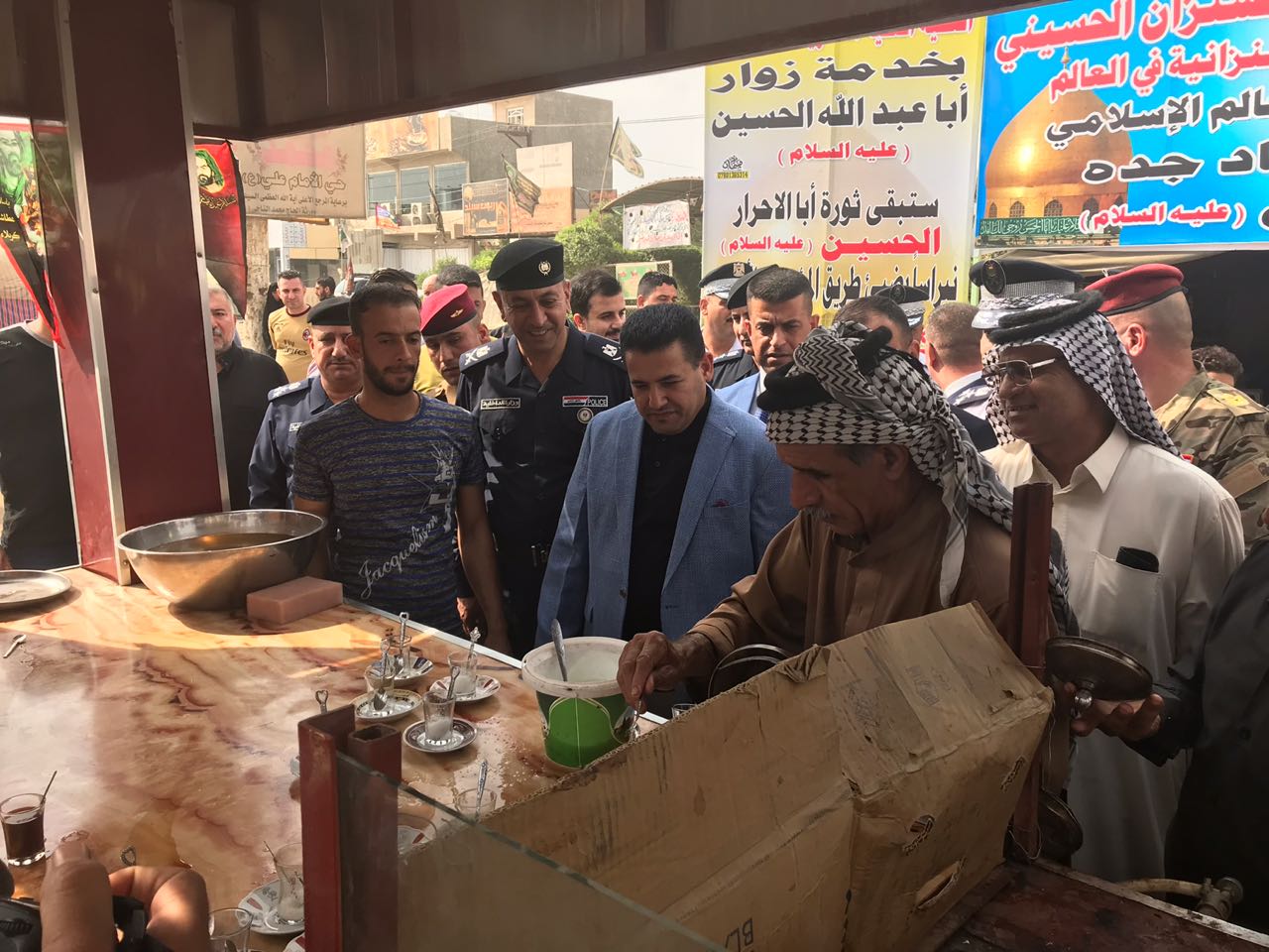 بالصور.. وزير الداخلية يصل بابل لتفقد حركة المواكب والزائرين