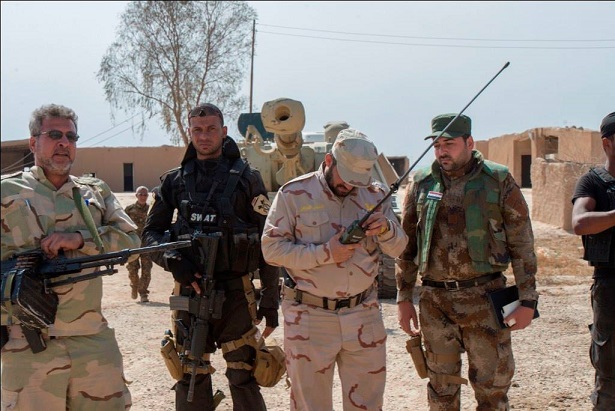 فرقة العباس القتالية تتكلف بقطع امدادات داعش في منطقة الفتحة والبوجراد