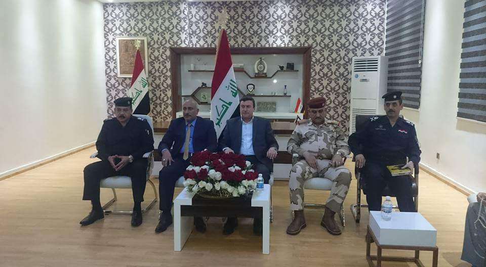 اللواء احمد الزويني يستلم قيادة شرطة كربلاء بدلا عن اللواء غانم الحسيني