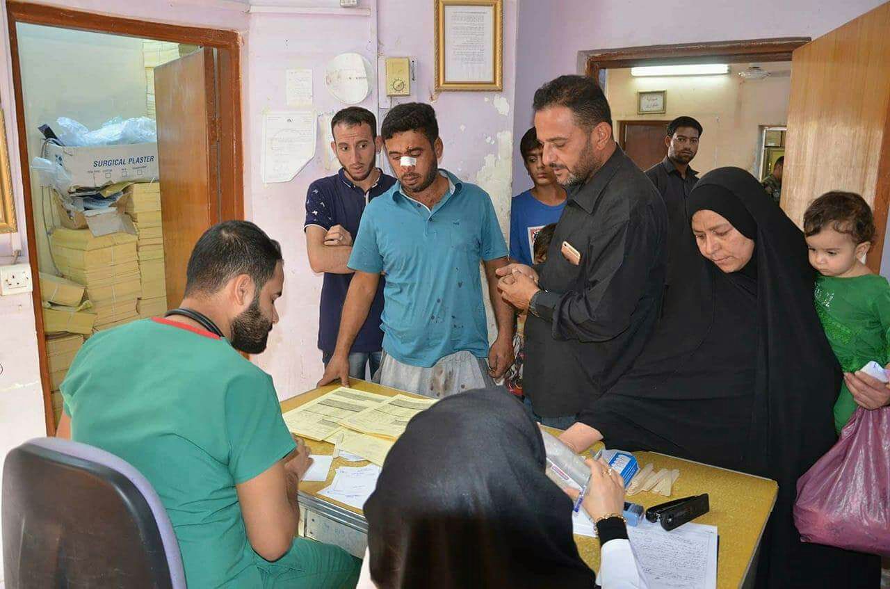 صحة كربلاء تعلن عن حصيلة عملها لثمانية ايام خلال زيارة الاربعين