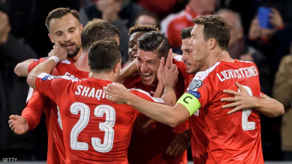 سويسرا تتأهل لكأس العالم 2018