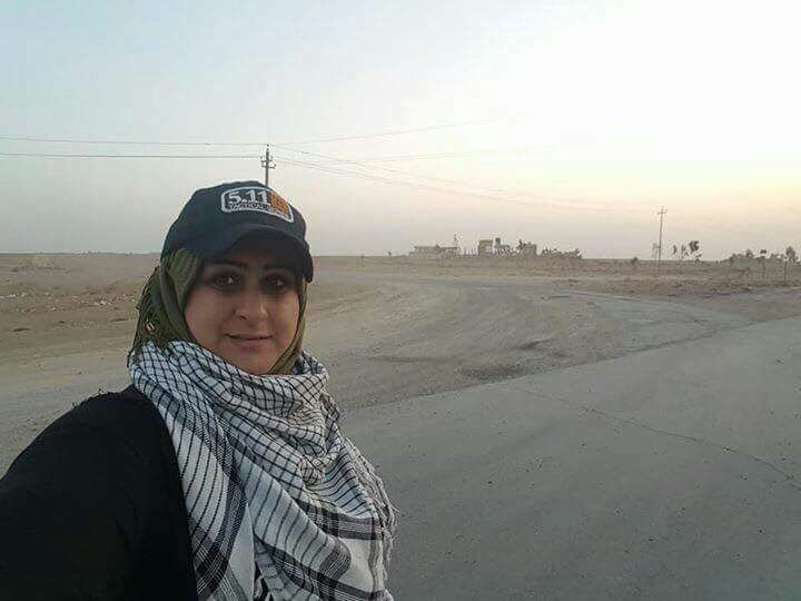 استشهاد مسؤولة اعلام لواء الطفوف غربي الانبار