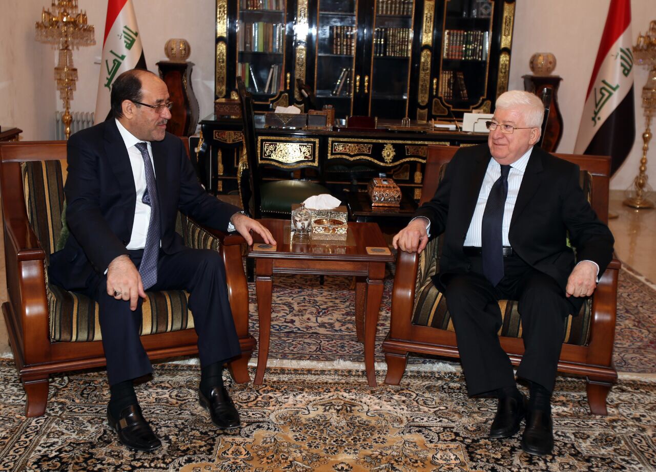 معصوم والمالكي يجددان الدعوة لإجراء الانتخابات بموعدها وتعزيز الثقة بين الأطراف السياسية