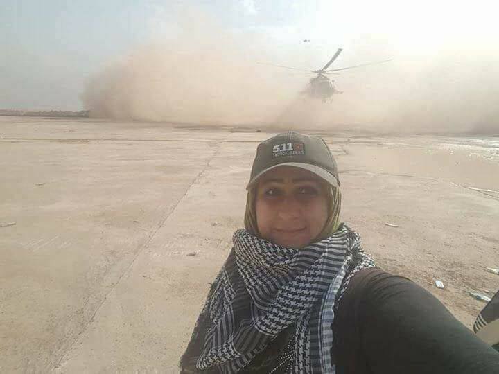 الخلود يحتضن جثمان الشهيدة العراقية.. رنا العجيلي