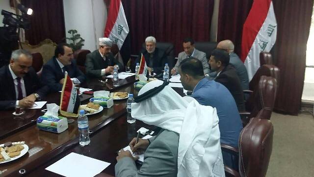 بالصورة..  الدفاع النيابية تستضيف أبو مهدي المهندس