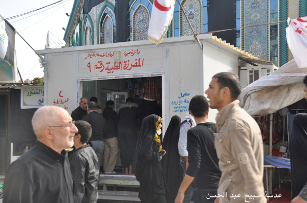 في عاشوراء بكربلاء " (175453) مراجع للمفارز الطبية و المستشفيات و(6234) حالة تم نقلها بسيارات الاسعاف الفوري