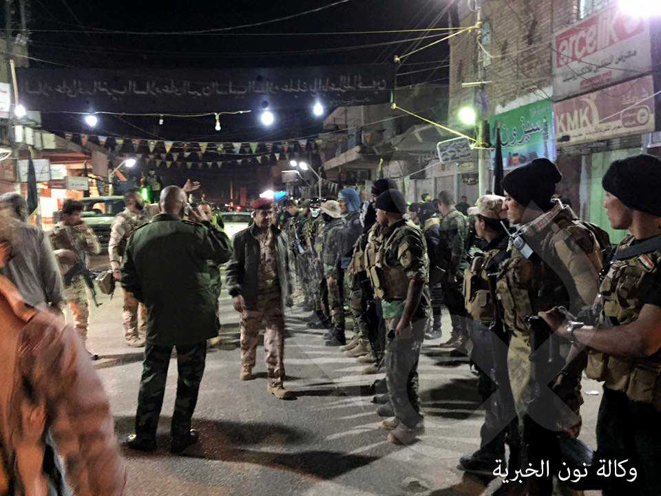 بالصور والفيديو: دخول قوات الحشد الشعبي الى طوزخورماتو وفرض سيطرتها على القضاء