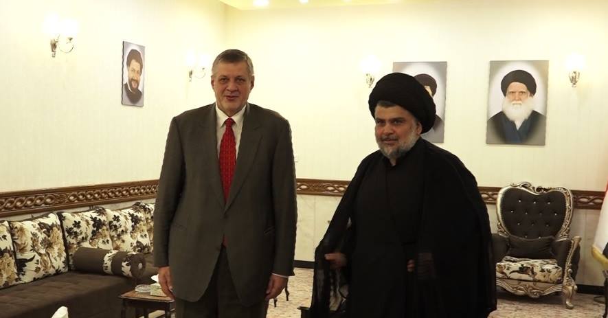 هذا ماجرى في لقاء السيد الصدر وممثل الامم المتحدة في النجف الاشرف؟