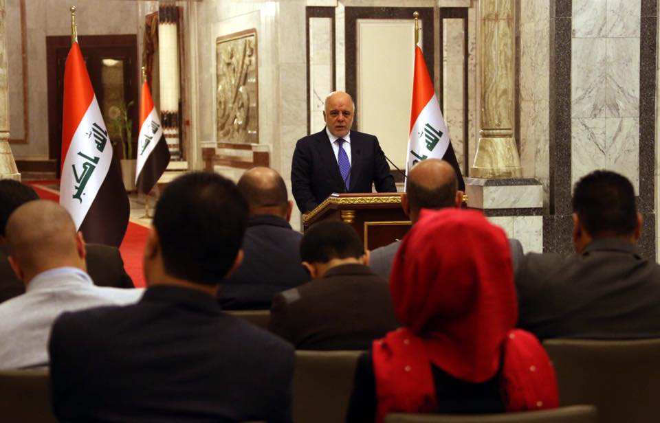 العبادي يعلن تخفيض النفقات فيما يخص السلع والخدمات 90% بالمقارنة مع 2013