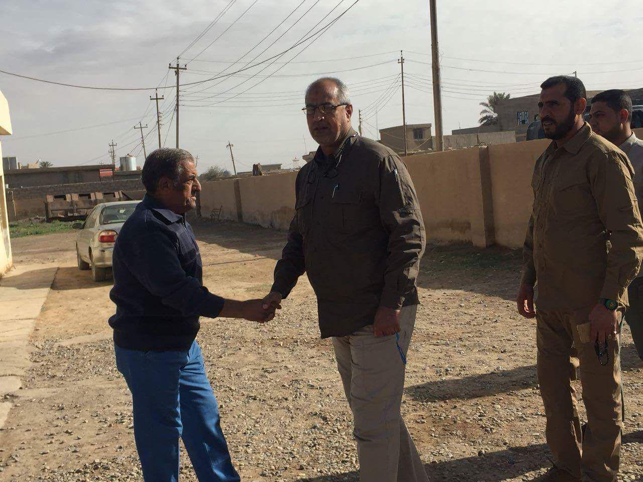 آمر لواء علي الأكبر يدعو حكومة صلاح الدين الى العمل بجد لإعادة الحياة للمناطق المحررة