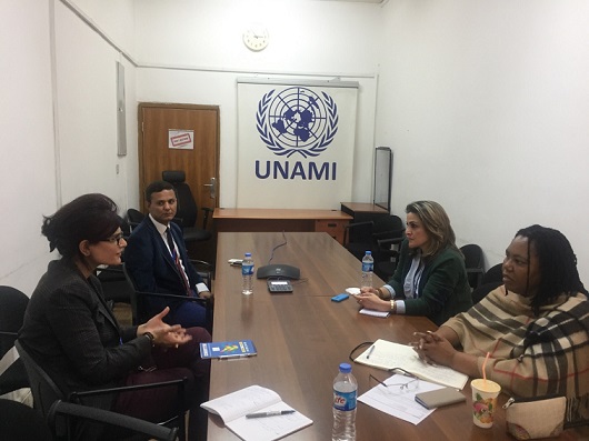المركز العراقي لدعم حرية التعبير يناقش مع الامم المتحدة توفير الحماية للصحفيين