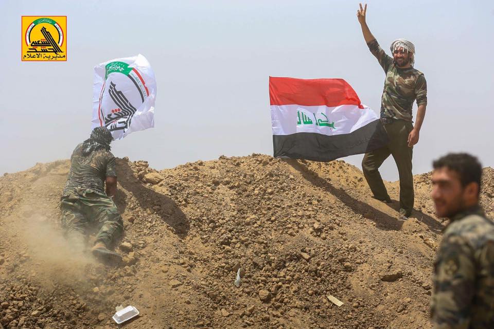 الحشد الشعبي يصل جسر السكريات شمال الصينية