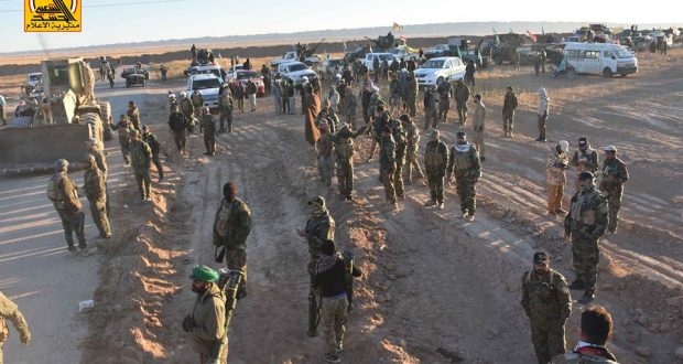 بالصورة.. الوية الحشد الشعبي تسحق داعش وتلتقي في الحضر