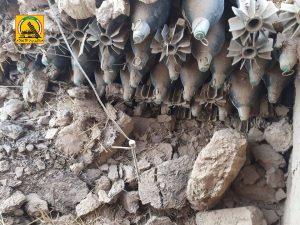 بالصور.. فرقة العباس القتالية تعثر على كميات كبيرة من الاسلحة والاعتدة جنوب الحضر