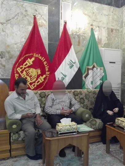 ممثل المرجع السيستاني يستجيب لطلب عائلة موصلية تعرضت لتعذيب الدواعش