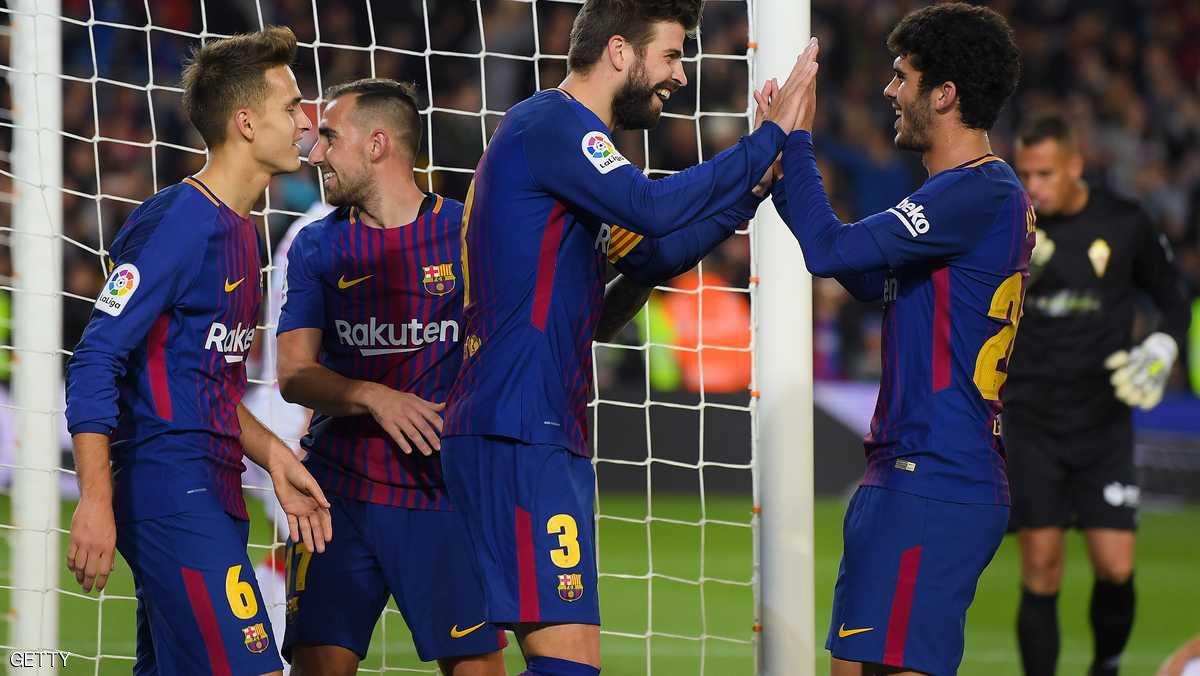 بالفيديو.. برشلونة يعبئ شباك مورسيا بخماسية