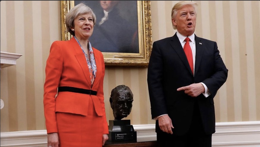 ترامب لرئيسة وزراء بريطانيا: اهتمي بالإرهاب فى بلدك