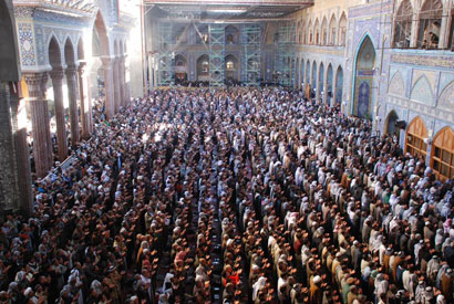 صلاة الجمعة في كربلاء:تلبية لنداء السماء واجتماع على الخير وحب الوطن(تقرير)