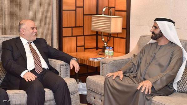 بالصور :زيارة العبادي الى الامارات العربية المتحدة