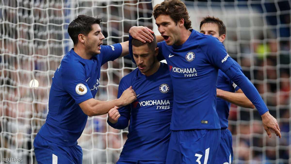 تشلسي يعبر محطة نيوكاسل بثلاثية