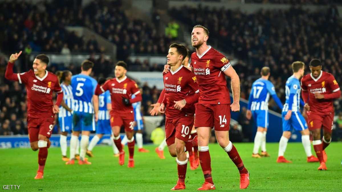 ثنائية فيرمينو تقود ليفربول لفوز ساحق على برايتون