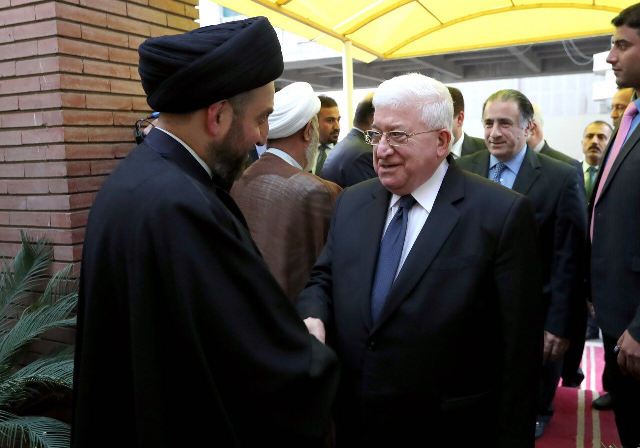 معصوم يؤكد للحكيم استعداد حكومة الاقليم فتح حوار مع بغداد لحل الملفات الخلافية