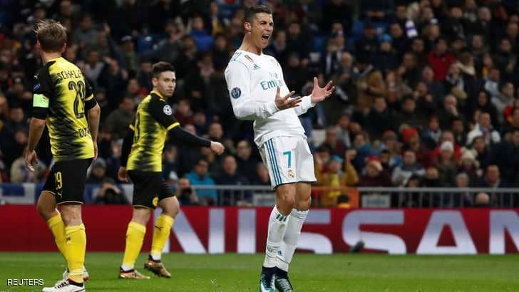 رونالدو يحقق رقما قياسيا جديدا في دوري الأبطال