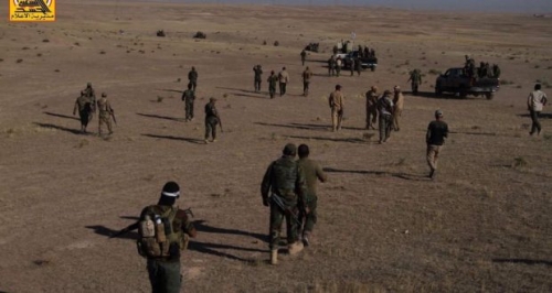 الحشد الشعبي يتقدم في عمق الصحراء نحو الحدود السورية