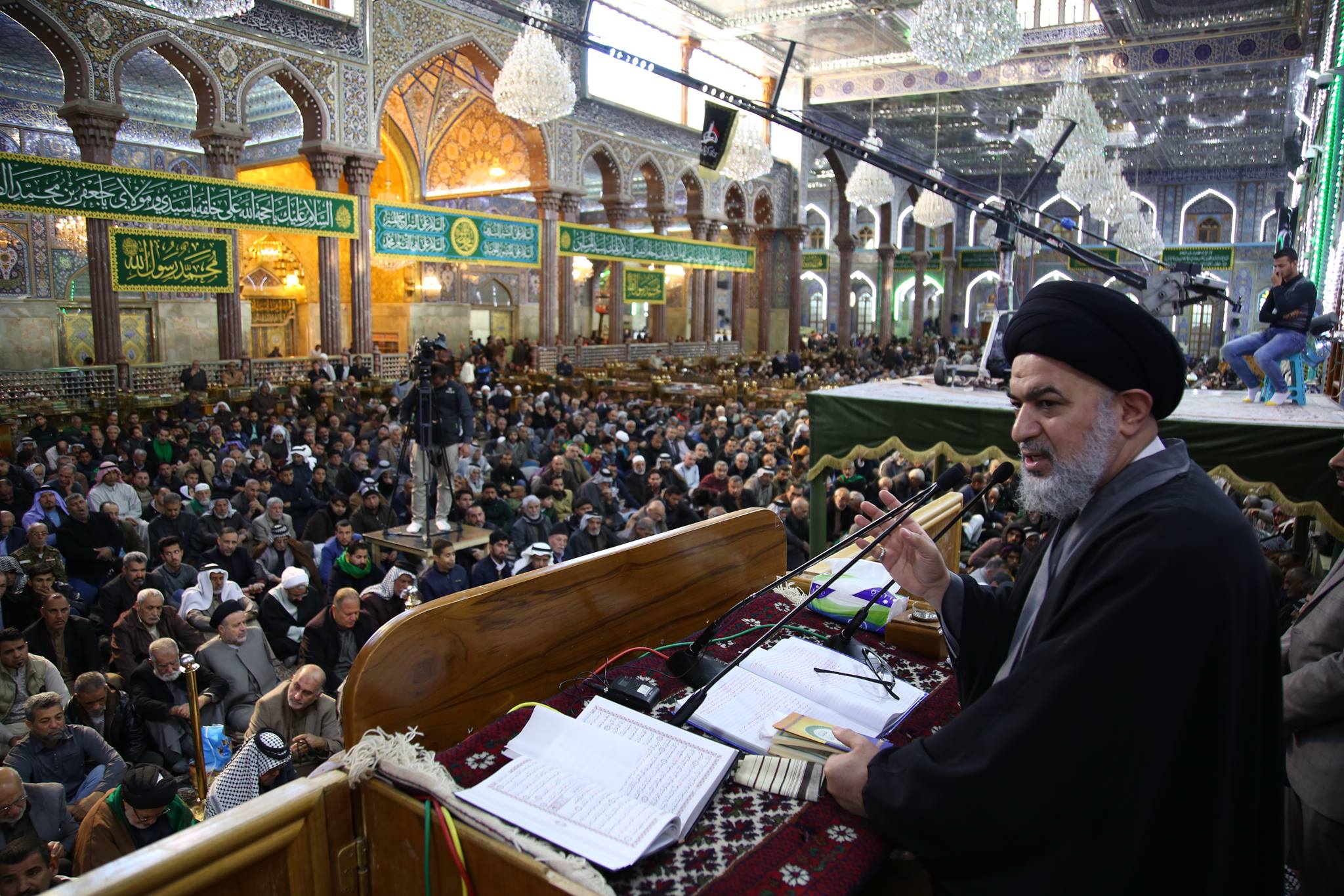 ممثل المرجع السيستاني: الامّة عندما تتراجع عن مسؤوليتها تكون مثل قوم نوح