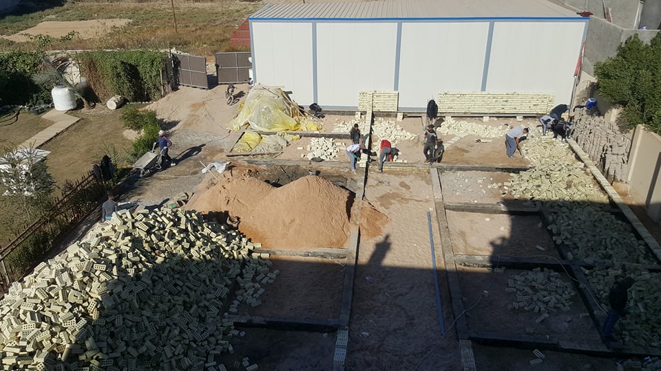 بالصور:بناية رابعة لشقق خاصة بالايتام في كربلاء