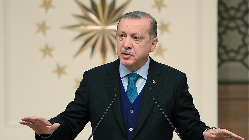 اردوغان: إسرائيل دولة محتلة إرهابية بدعم امريكي
