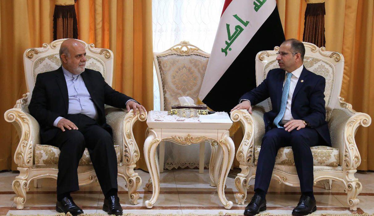 رئيس البرلمان يستقبل السفير الايراني